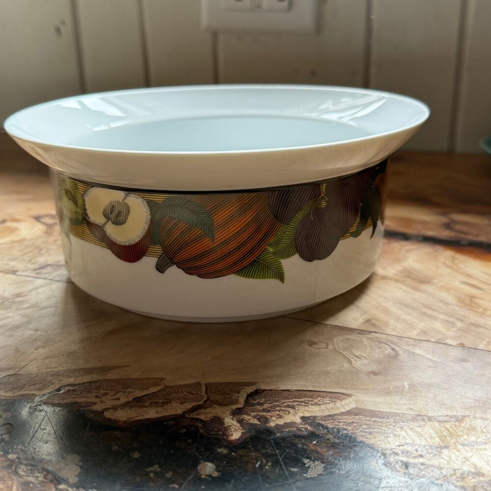 Dansk Cornucopia Fall Fruit Portugal Casserole Baking Serving Dish 8" Diameter